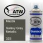 Preview: Mazda, Galaxy Grey Metallic, 32S: 400ml Sprühdose, von ATW Autoteile West.